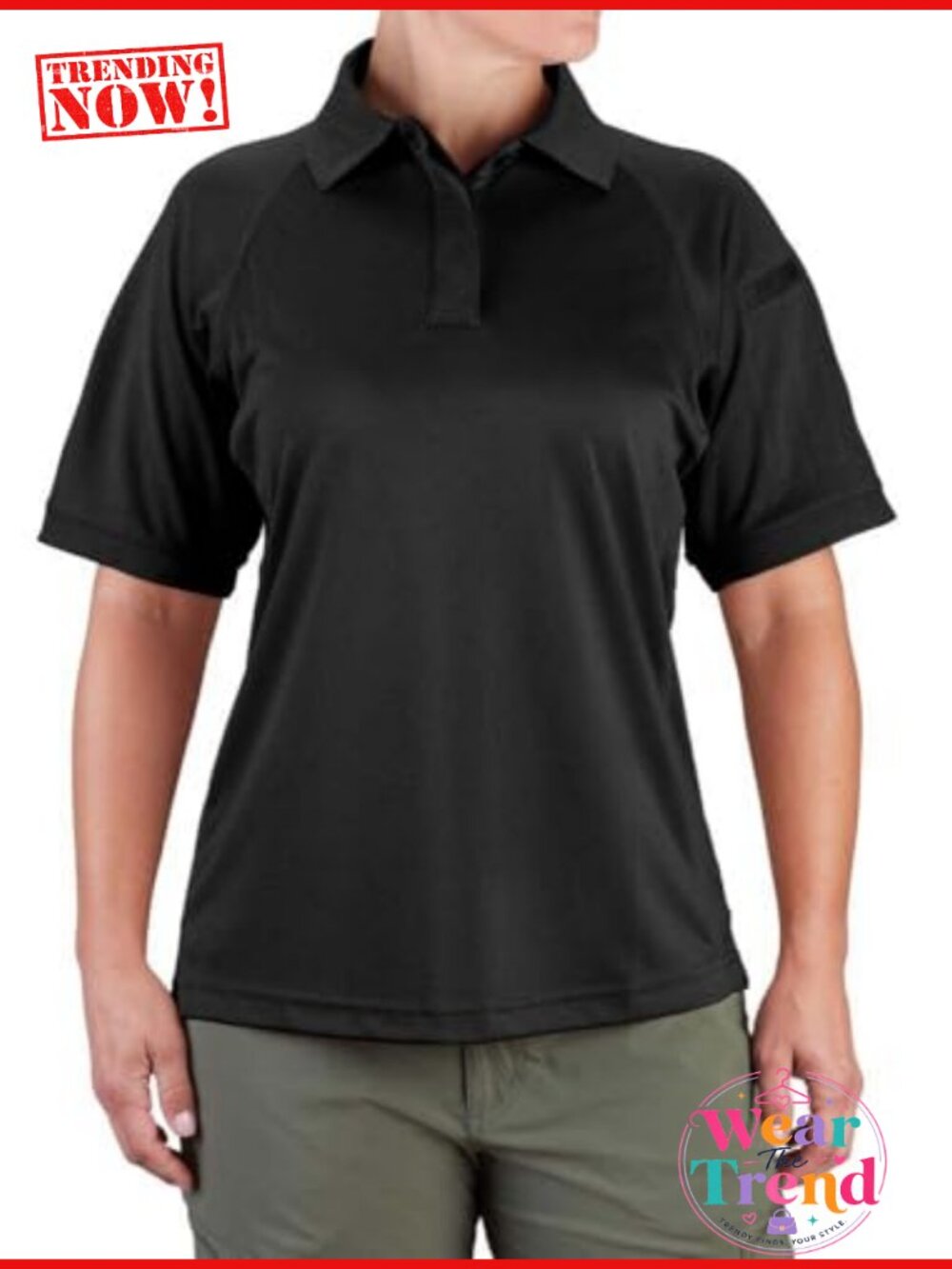 Women's Snag Free Polo Short Sleeve Performance Golf Shirt